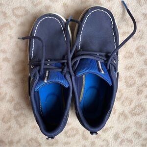 Kids Sperry navy blue boat shoes (size 14.5)